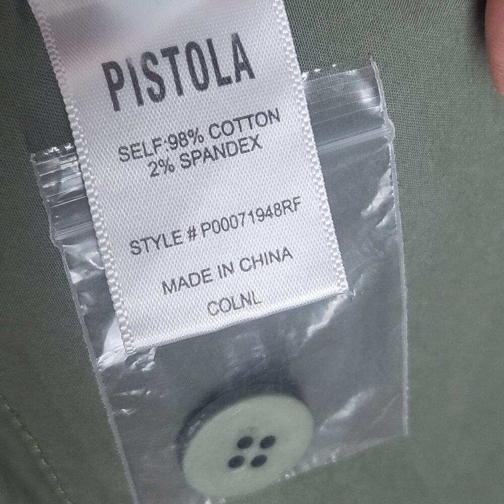 pistola Olive Utility Short-Sleeve Romper - Picture 8 of 8